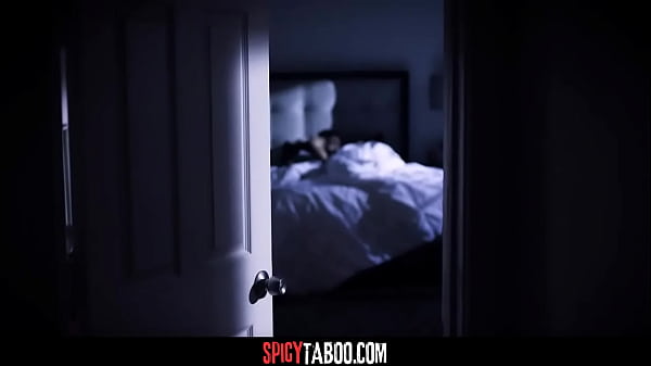 Big tits teen stepdaughter sneaks into stepdad’s bed and let him fuck her pussy